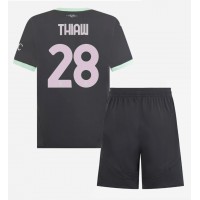 AC Milan Malick Thiaw #28 Replika babykläder Tredjeställ Barn 2024-25 Kortärmad (+ korta byxor)